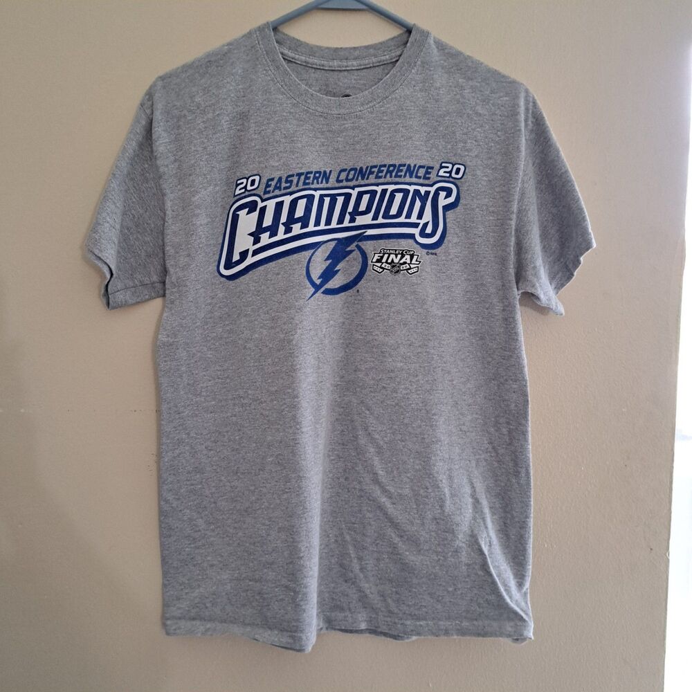 NHL 2020 Tampa Bay Lightning Stanley Cup Final Champions Size M